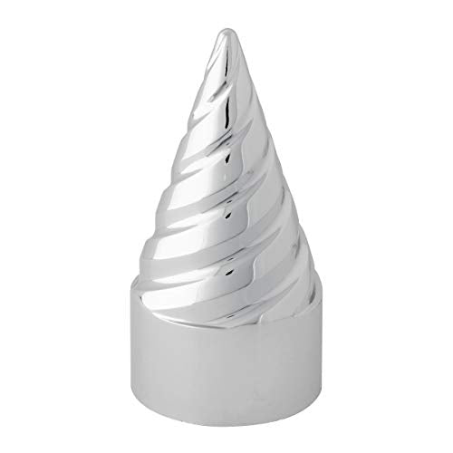 GG Grand General 10335SP Chrome Plastic Twister Push-On Nut, Set of 10