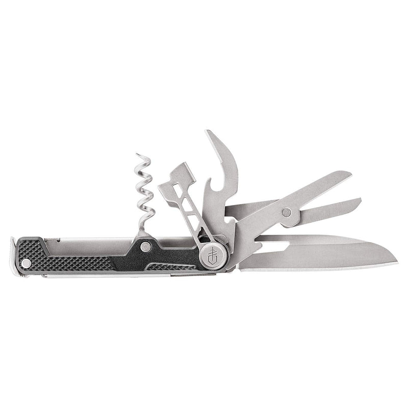 Gerber Gear Armbar Cork Pocket Knife EDC Multitool with Blade, Pry Bar, and Hammer for Camping, Onyx