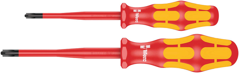 Wera 05006470001 165 iS PZ/S # 1 + 2 Screwdriver set Kraftform Plus series 100. With reduced blade diameter, 2 pieces One Size