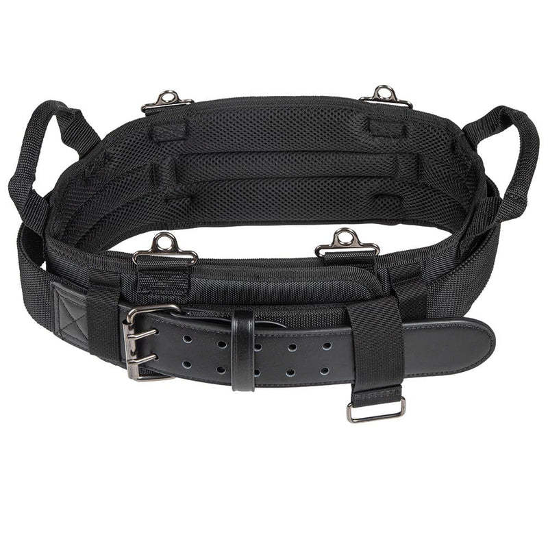 Klein Tools 55919 Electrician Tool Belt for use with Modular Pouches from Klein Tools Click Lock Modular System, Size L Large Tool Belt