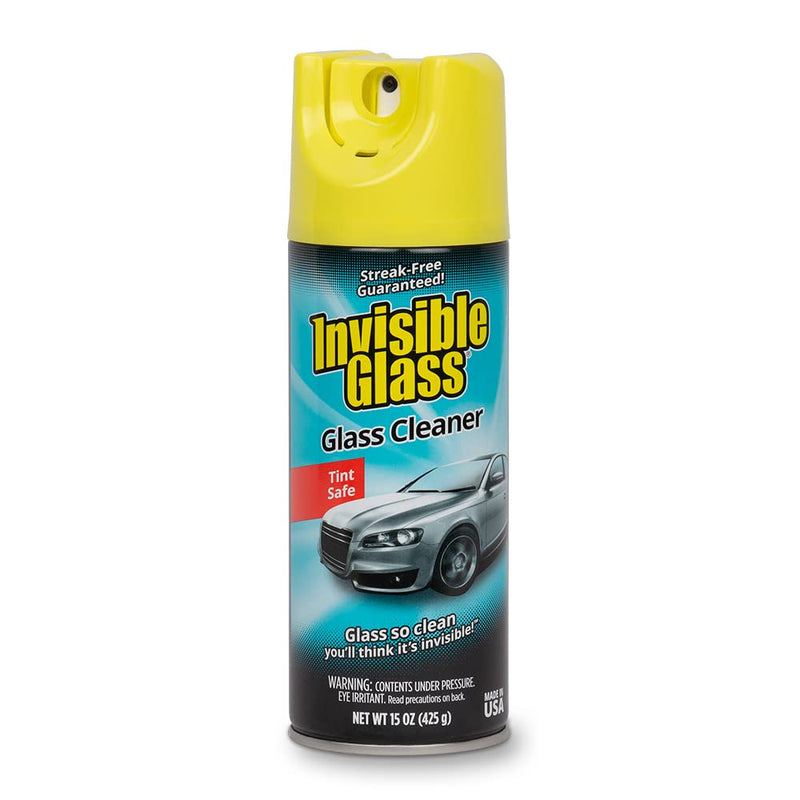 Invisible Glass 91163 Premium Glass and Window Cleaner for Auto and Home Cleans Glass, Windows, Windshields, Navigation Screens, and More, Streak-Free, Ammonia-Free, Tint-Safe, 15 Oz, Pack of 1 15 Ounce (Pack of 1)