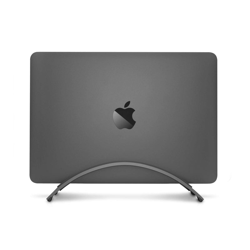 Twelve South BookArc for MacBook | Space-Saving Vertical Desktop Stand for Apple notebooks (Space Grey)*Not Compatible with M1, See Insert Option to Update/Upgrade* Space Grey