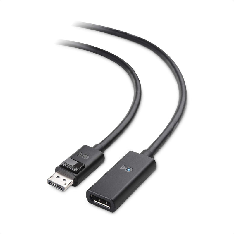 Cable Matters Unidirectional 32.4Gbps Active DisplayPort Extension Cable Gender Changer 16 ft / 5m, Support DisplayPort 1.4 with 8K 60Hz and HDR, for Oculus Rift S, HTC Vive Pro, Gaming Monitors