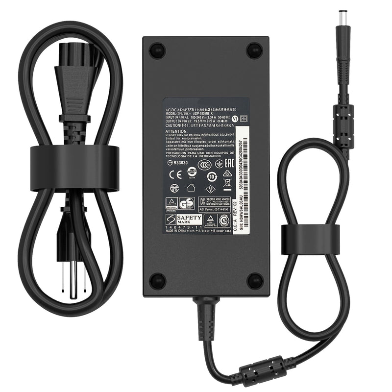 180W 130W AC Charger Fit for Dell Dock WD19 K20A001 D6000 D6000S Docking Station Dock WD15 K17A001 Thunderbolt Dock WD19TB WD19TBS TB15 TB16 TB18DC K16A K16A001 Power Adapter Supply