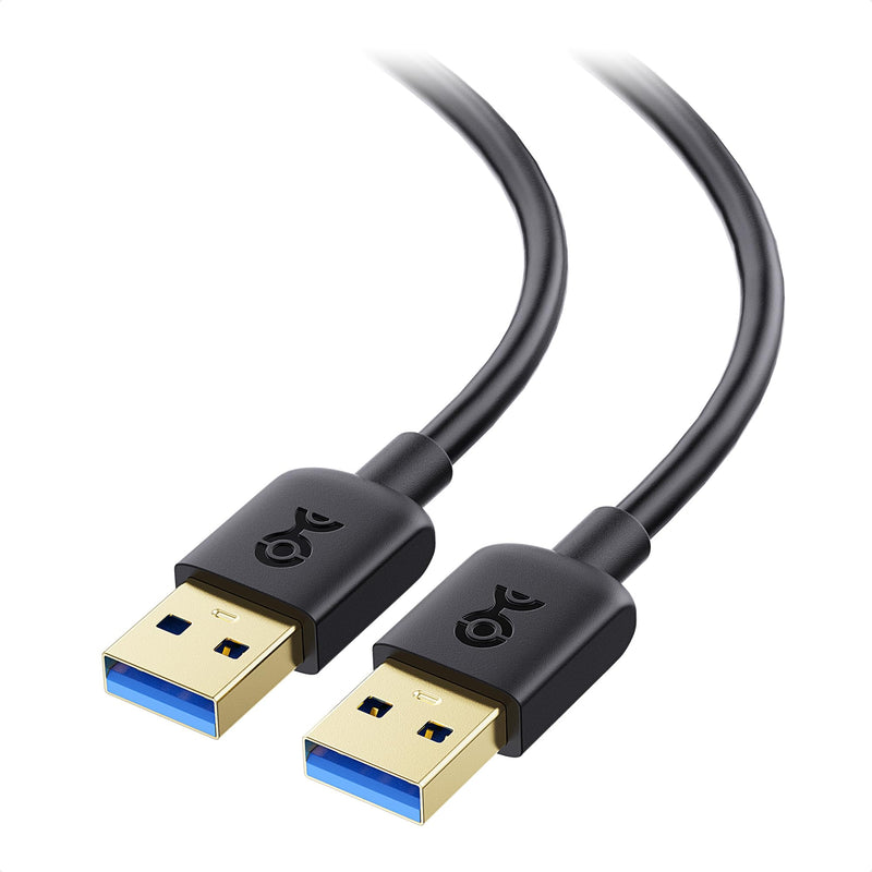 Cable Matters 5Gbps Short USB 3.0 Cable - 3ft, Male to Male USBA to USBA Cable, USB Cord, Black 3 Feet 1