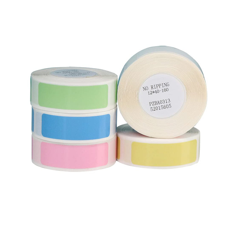 [Australia - AusPower] - NIIMBOT D11 Label Maker Tape, Adapted Label Print Paper for D110 Label Maker, 5 Rolls Self-Adhesive Label Sticker 