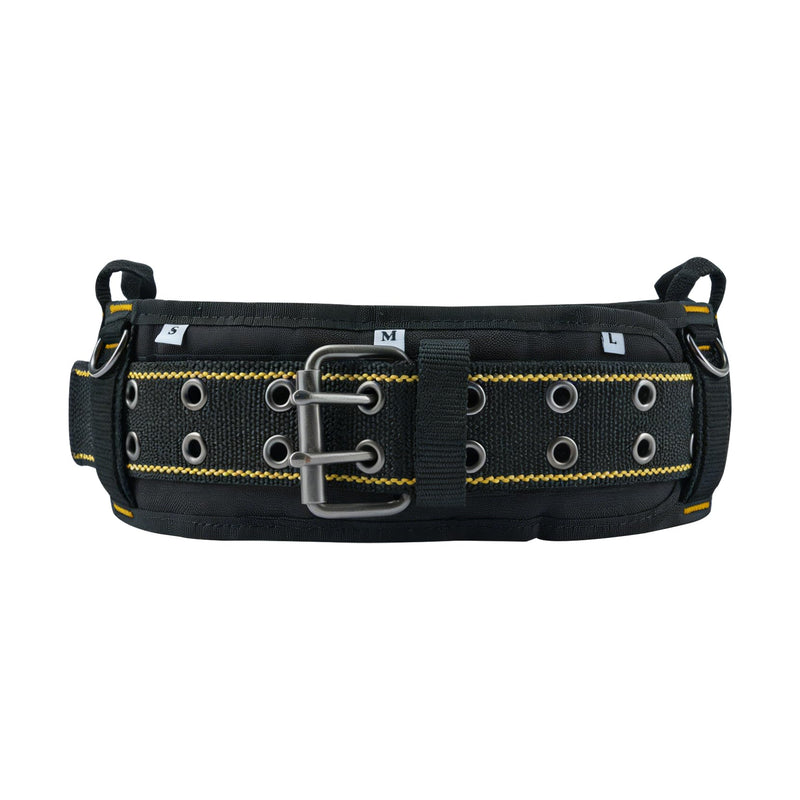 MELOTOUGH Padded Tool Belt for Men with handle strap, Heavy Duty Work Belt with D ring, Adjustable Waist 36"-47" for Electrician (Work Belt Suspenders Not Included) 4 D-rings Hook