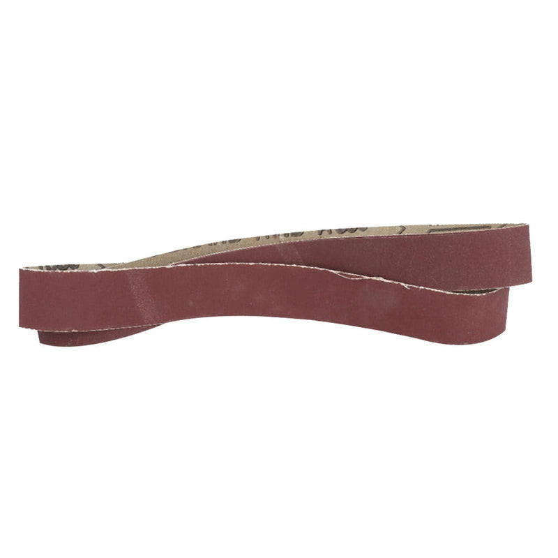 Pack of 10 Sandpaper, 1000 Sanding Belts Glass Polishing Tape for Sanding and Deburring Sand (30 x 533 mm)