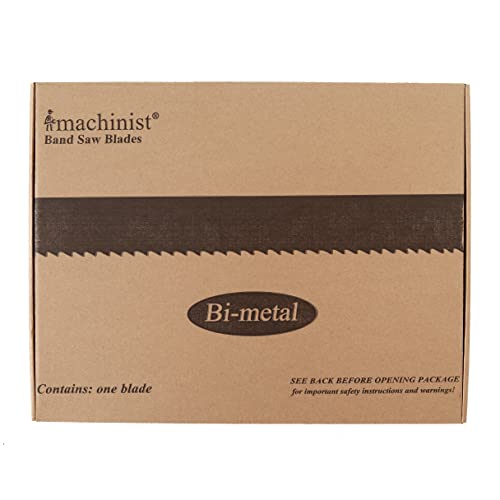 Imachinist S1373414 137" L, 3/4" W, 14TPI Bi-Metal Bandsaw Blades for Metal