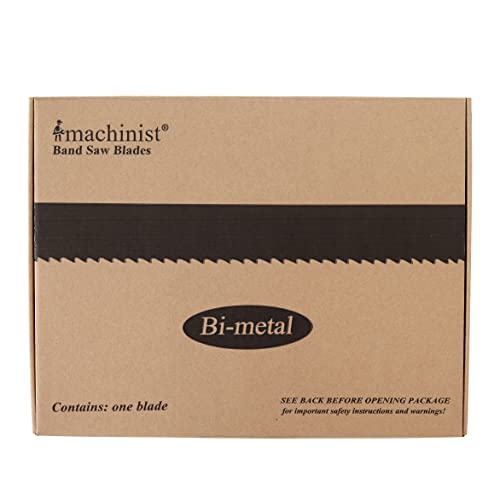 Imachinist S1311234610 131-1/2" L, 3/4" W, 6/10TPI Bi-Metal Band Saw Blades