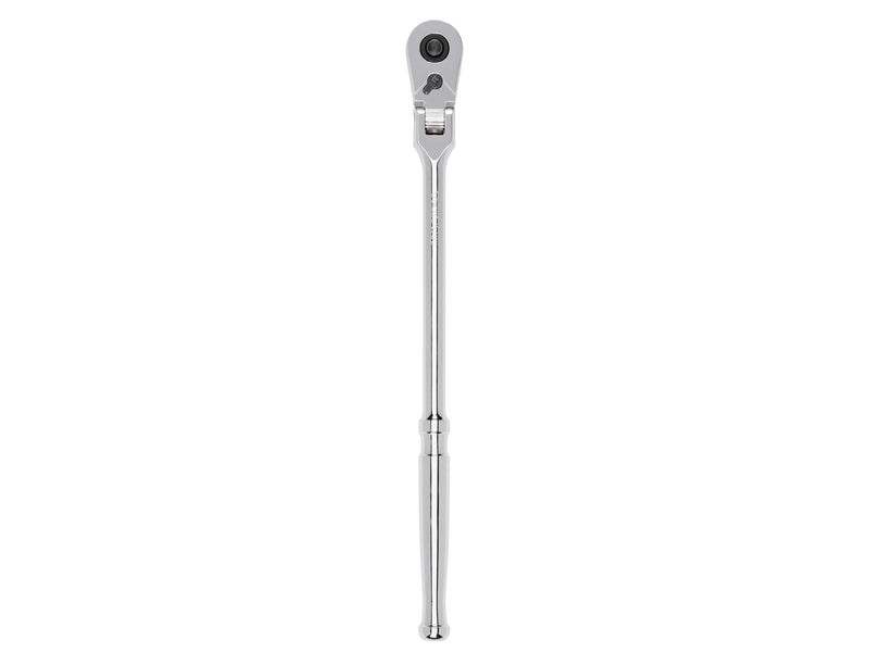 TEKTON 3/8 Inch Drive x 12 Inch Flex Head Long Ratchet | SRH31112 Quick-Release