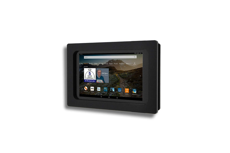 TABcare Security Anti-Theft Acrylic VESA Enclosure for Amazon Tablet with Free Wall Mount Kit (Black, HD 8 2020 2022 2024, HD 8 Plus) Black HD 8 2020, HD 8 Plus