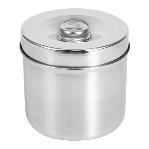Stainless Steel Medical Jar, Dental Supplies Dressing Container 12Cm Ashtray For Sundry Jars Professional Ointment Storage Jar