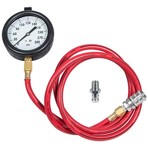 Bonbo TU-32-20 Compucheck Fuel System Pressure Test Gauge 0-300 PSI for Cummins & Other Diesel Engines with Compuchek Ports Large