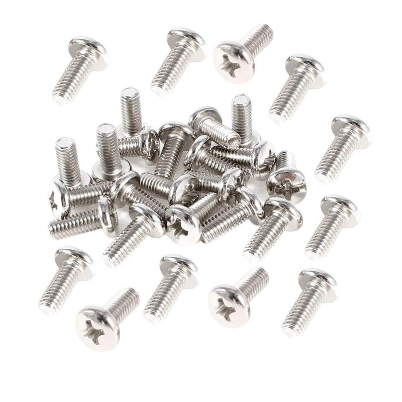 40 Pieces VESA Computer TV LCD Monitor Stand Bracket Mounting Screw M4x10mm