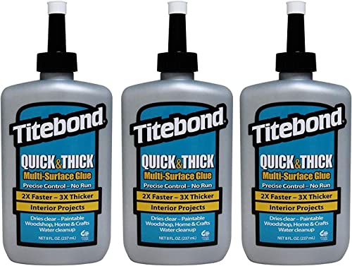 Titebond 2403 Wood Molding Glue, Clear,8-Ounces (Thrее Рack)
