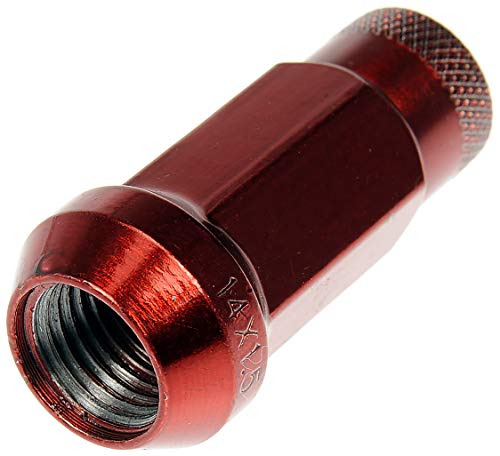 Dorman 713-685E Red Open End Knurled Wheel Nuts