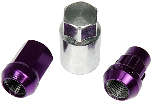 Dorman 713-675J Purple Acorn Wheel Nut Lock Set