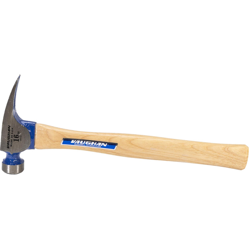 VAUGHAN CF4 California Framer Hammer, 16 oz Milled, Nail Starter, Assembled in USA, VN11800 Straight