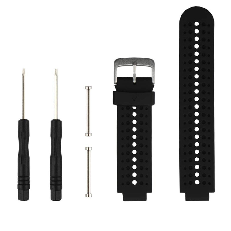 Baaletc for Garmin Approach S20 S5 S6 Watch Bands Replacement Colorful Strap Wristband Accessories for Approach S20 Smartwatch black/black