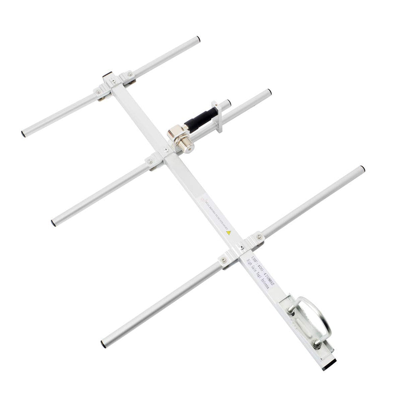 HYS Foldable UHF Yagi Antenna, 70CM 400-470Mhz Aluminium Alloy Outdoor Antenna, Aluminium Alloy GMRS Base Antenna for Yaesu Motorola Icom Kenwood Radio Transceiver HT Repeater