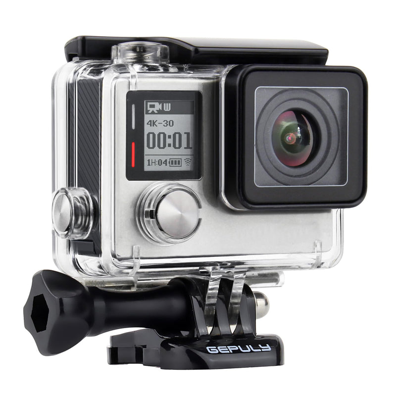 Waterproof Housing Case for GoPro Hero 4, Hero 3+, Hero 3 Underwater Photography - Waterproof Up to 131 ft (40M) - with Quick Release Mount, Thumb Screw