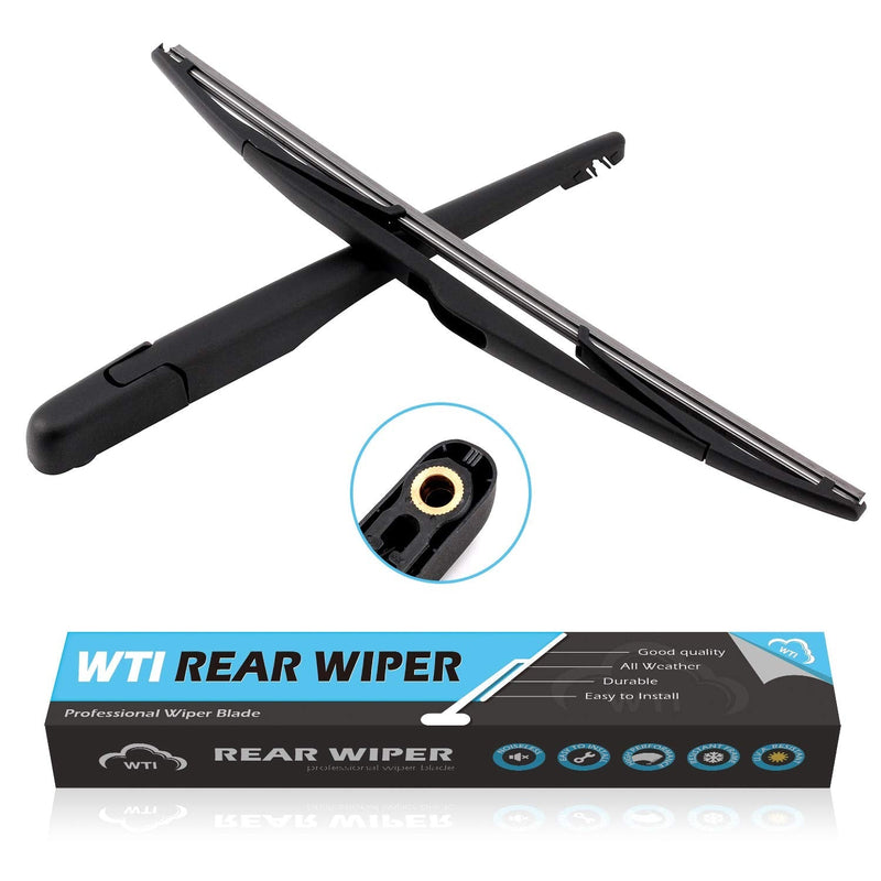 WTI Rear Wiper Arm Blade Set Compatible With BMW X3 E83 2003-2010 SUV Rear Windshield Window Wiper Kits Assembly New Replacement Accessories Parts Fit 61623400708