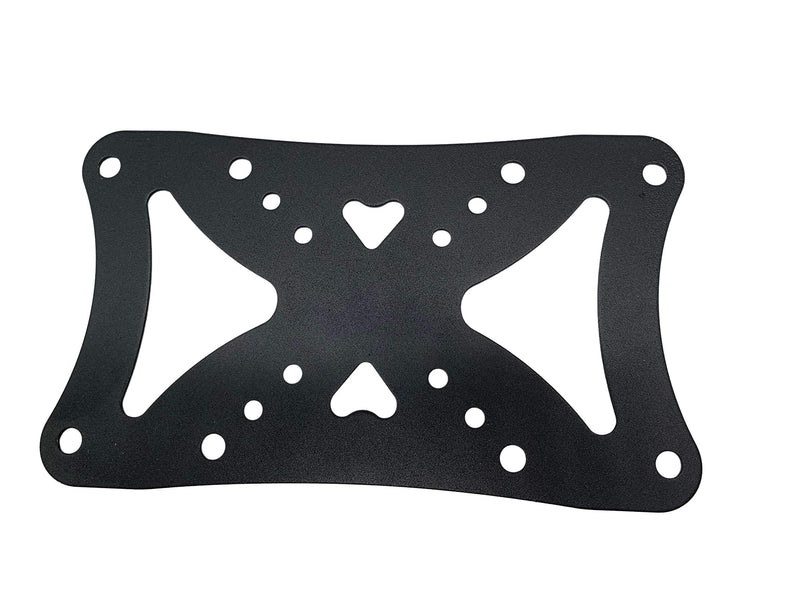 Mount Plus 201M VESA Mount Adapter Plate: Convert 75x75 & 100x100 mm VESA Patterns to 200x100 mm