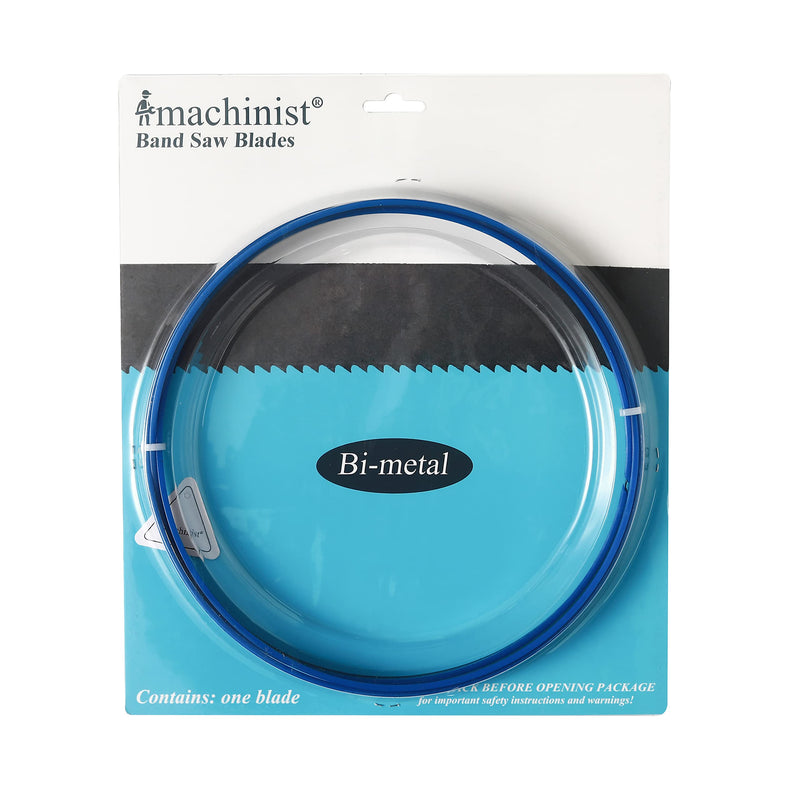 Imachinist S93121214SS Bi-Metal 93-1/2" Long, 1/2" Wide, 0.025" Thick Bandsaw Blades for Cutting Stainless Steel (14TPI) 14TPI