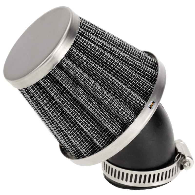 HIAORS 38mm Bent Rubber Tube Air Filter Cleaner for 110cc 125cc CRF SSR Sunl Taotao Pit Dirt Bike ATV Quad