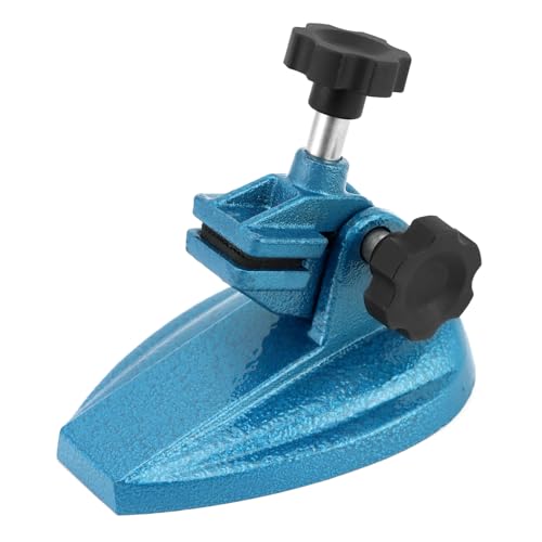 QWORK Micrometer Stand for Micrometers up to 4" - Professional Grade Cutting Tools Stand with Large Clamp Knobs