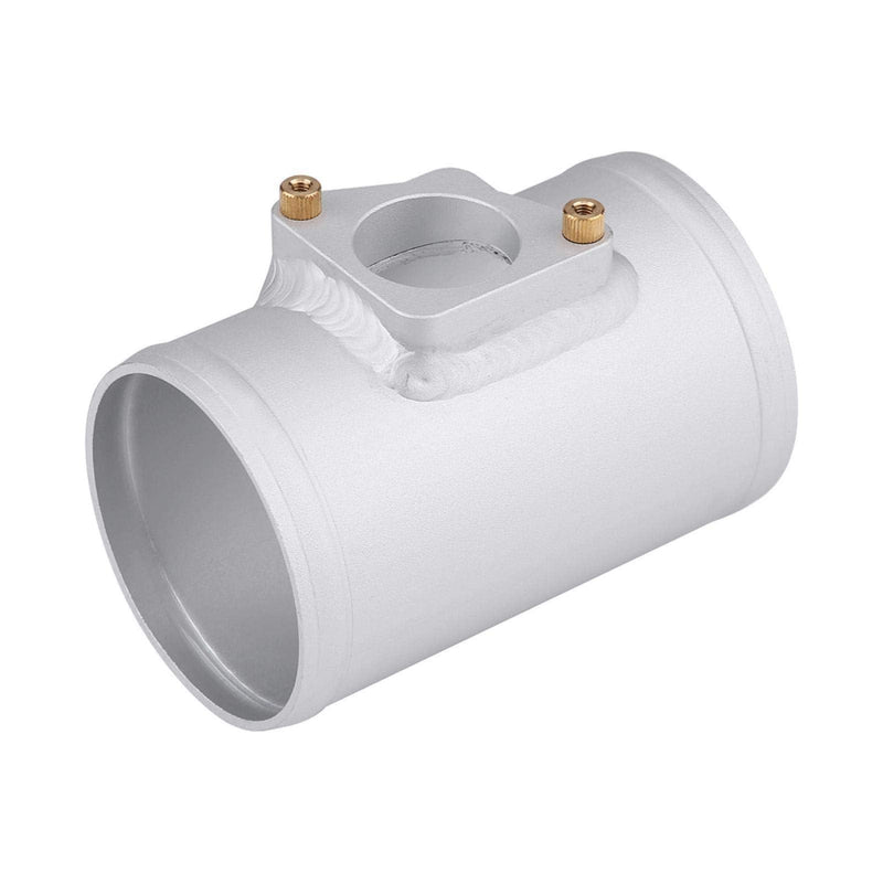 Air Flow Sensor Adapter Aluminium Alloy Car Air Flow Inlet Meter Base Silver Air Intake Meter Holder 63 70 76 83 mm (Outer Diameter 63 mm), Fuel System