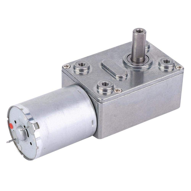 Gear Motor, Micro DC 6V Worm Gear Motor with Torque, Speed Reduction Motor 5/10/20/25/30/40/50/100/150RPM DC Reduction Motor (30RPM) 30RPM