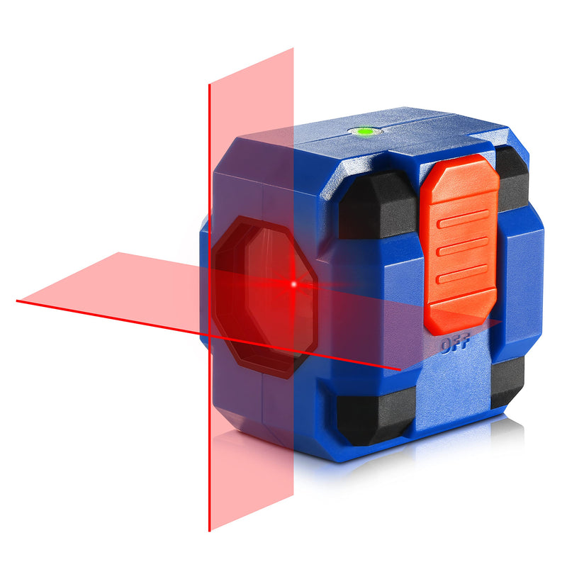 Laser Level 33-50 Feet Self-Leveling Line Lasers with Horizontal & Vertical Line Cross-Line Laser, SORAKO Line Laser Level Tool for Construction, Laser Class II (Batteries Included)