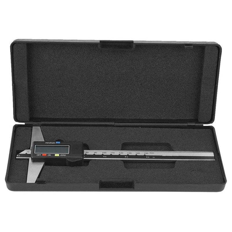 6 Inch Digital Depth Gauge Stainless Steel Digital Height Gauge Electronic Depth Measuring Caliper Ruler with 0-150 mm Measuring Range 0.01 mm Precision for DIY Measurements