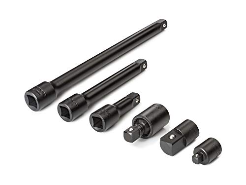 TEKTON 1/2 Inch Drive Impact All Accessories Set, 6-Piece | SIA92003 1/2 Inch Drive 6-Piece All Accessories