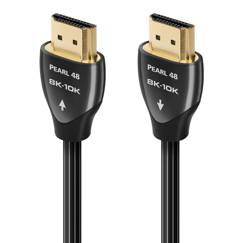 AudioQuest 1.5m Pearl 48 2.1 HDMI Cable - 8K/10K Ultra HD, Gaming, High-Speed, 48Gbps, HDR, eARC 1.5 Meters