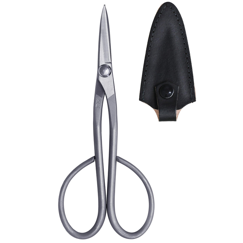 KAKURI Satsuki Bonsai Scissors Made in Japan 7", Japanese Stainless Steel Blade, Precision Bonsai Shears for Fine Pruning and Trimming