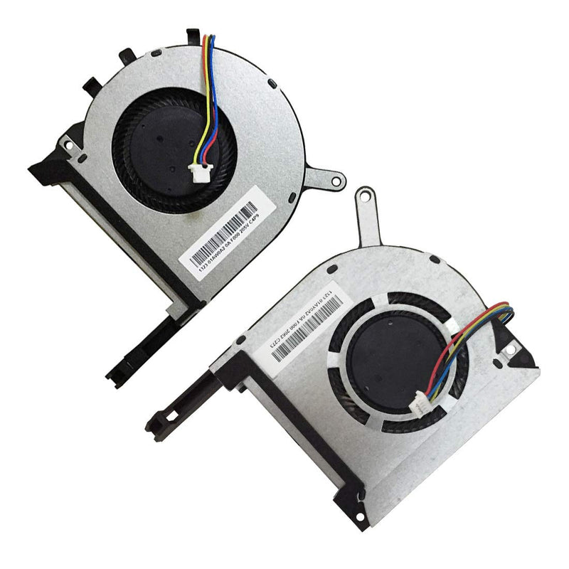 YFLAPFAN CPU GPU Cooling Fans Intended for Asus TUF Gaming (2020) FA506IH FA506IV FA506IU TUF506IV TUF506IU FX506LI FX506LU FX506LH Series Laptop (1 Pair) 1 Pair Fan