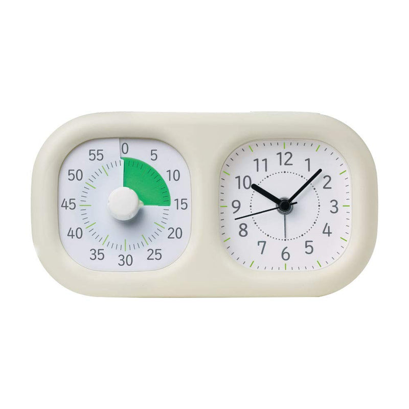 Sonic LV-3521-I Timer, Toki Sapo Watch Plus, Experience The Passage of Time, Ivory アイボリー