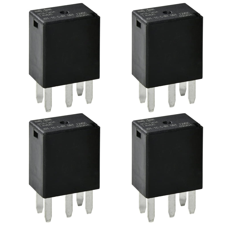 Automotive Purpose Relays 301-1C-C-R1-U01-12VDC 5 PIN (4Pack) 4Pack-12VDC-U01