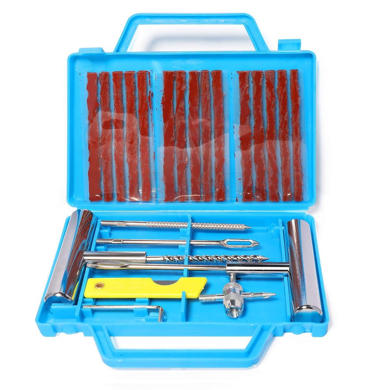 22pcs Tire Repair Kits, Heavy Tire Repair Tools and Tire Repair Kits for Car, Motorcycle, Truck, ATV, Tractor, Camper, SUV 22pcs