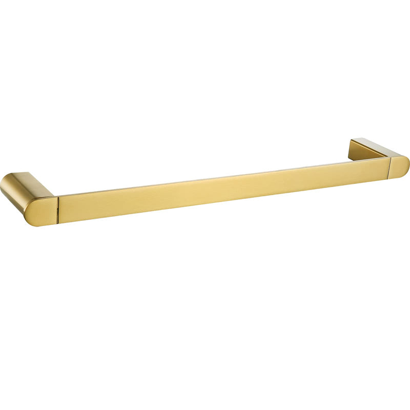 RANDOM Brushed Gold Towel Bar Rack Holder Rod 18 inch Hand Towel Holder for Bathroom Kitchen Hardware Accessories Wall Mount Contemporary Hotel Style 96026-2-18BG 18 Inch (1 Piece)