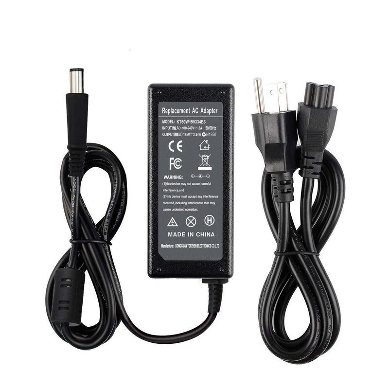 Laptop LA65NS2-01 Docking Station AC Adapter Charger for Dell Chromebook 3120 3180 3189 P22T P26T Latitude E7240 E7270 E7280 E7440 E7450 E7470 E7480 E5430 E5440 E5450 E5470 E5480 Power Supply Cord.