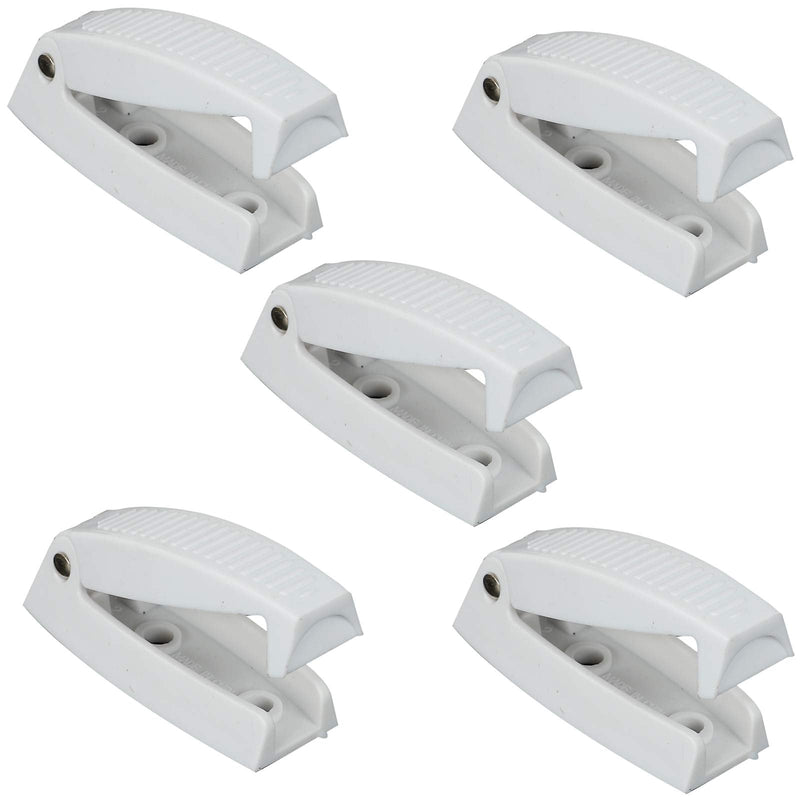 BLACKHORSE-RACING RV Door Holder,White Camper Door Holder Keep The Baggage Door Open for RV Trailer Camper Vans (5) 5