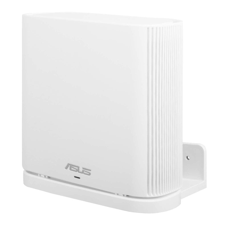 Wall Mount Holder for ASUS ZenWiFi AX Whole-Home Tri-Band Mesh WiFi 6 System (XT8)(CT8)(XT9),Simple and Sturdy Wall Mount Holder Stand Bracket by HOLACA (1 Pack, White) 1 Pack