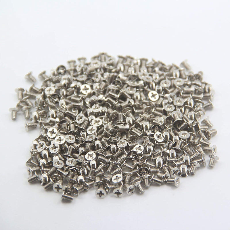 Computer PC Case 2.5-inch HDD M3x5mm Flat Phillips Head Hard Drive Screw 100pcs