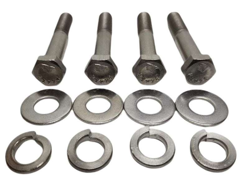 SBC BBC LONG WATER PUMP BOLT KIT 2.25" STAINLESS STEEL HEX BOLTS Compatible with Chevy V8 Small Block 265 283 305 327 350 383 400, Big Block V8 Engines 402 427 396 454 502 and 4.3L V6 TBI TPI