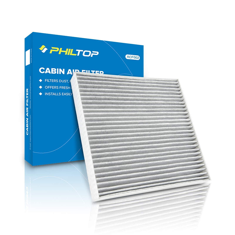 PHILTOP Premium Cabin Air Filter, Replacement for CF10134, Accord, Ridgeline, Civic, Pilot, Odyssey, CR-V, Passport, Crosstour, MDX, RDX, TSX, TL, RL, ILX, RLX, TLX, ZDX, Includes Activated Carbon