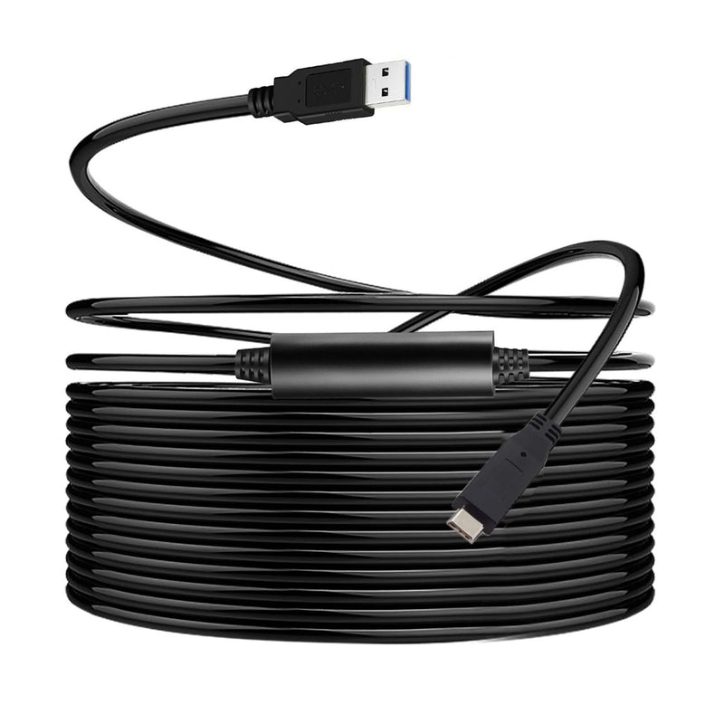 xiwai 8m USB-C USB 3.1 Type C Male to USB3.0 Type A Male Data GL3523 Repeater Cable for Tablet & Phone & Hard Disk Drive (8.0m) 8.0M
